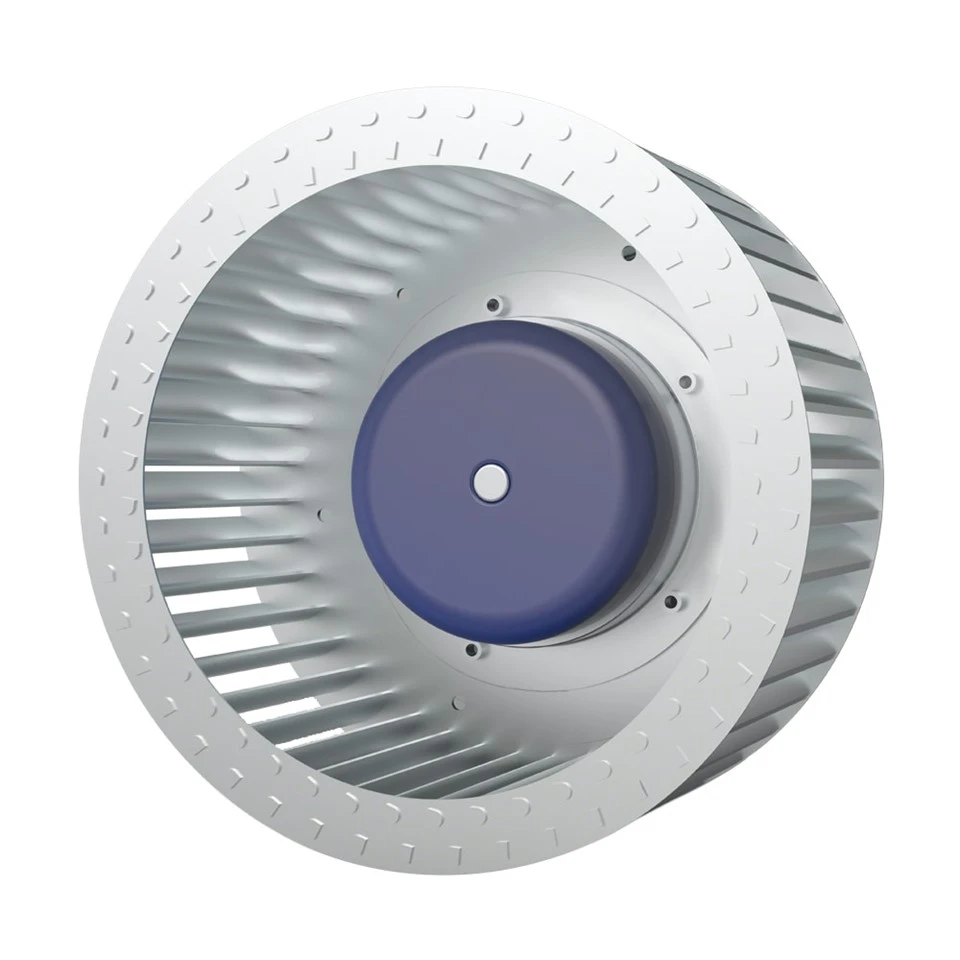 225 mm 115 V uz priekšu cirkulārs centrbēdzes ventilators ar EC/DC motoru FFU